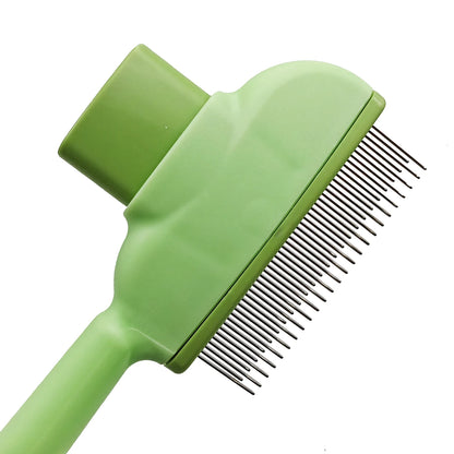 Self-Cleaning Pet Brush Hair Remover Comb for Dogs & Cats, Dematting Grooming Tool
