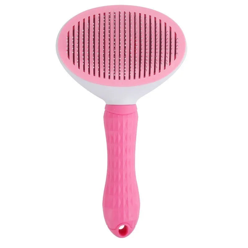 Self-Cleaning Pet Brush Hair Remover Comb for Dogs & Cats, Dematting Grooming Tool