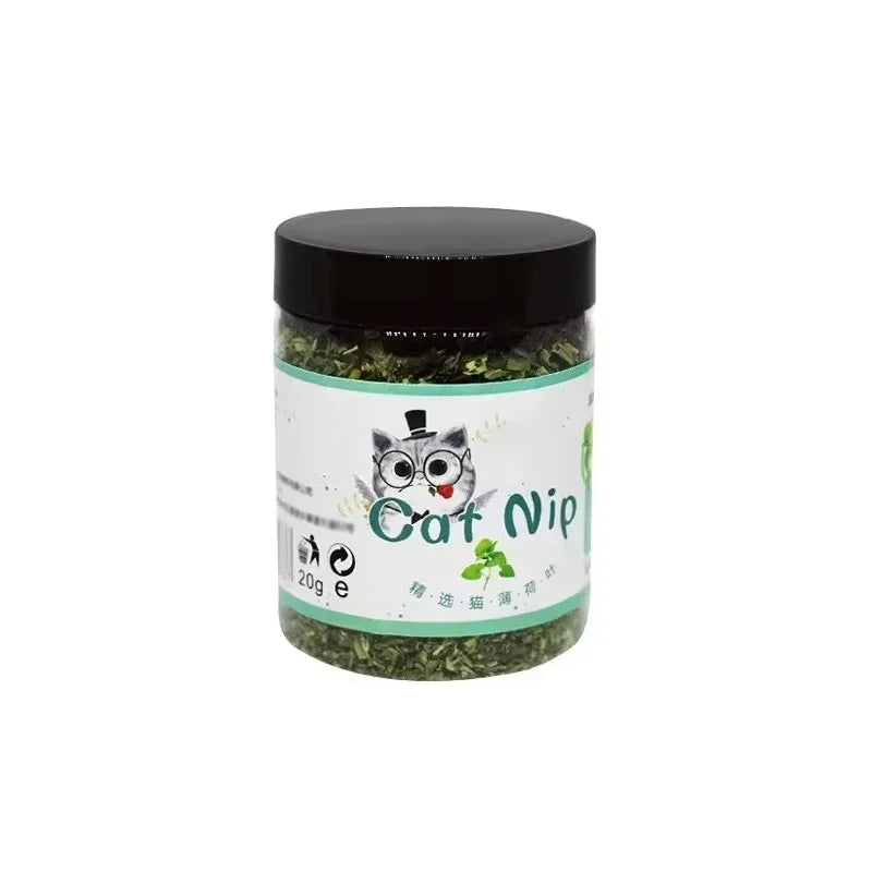 100% natural organic catnip toy with strong mint aroma for playful cats.