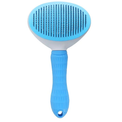 Self-Cleaning Pet Brush Hair Remover Comb for Dogs & Cats, Dematting Grooming Tool
